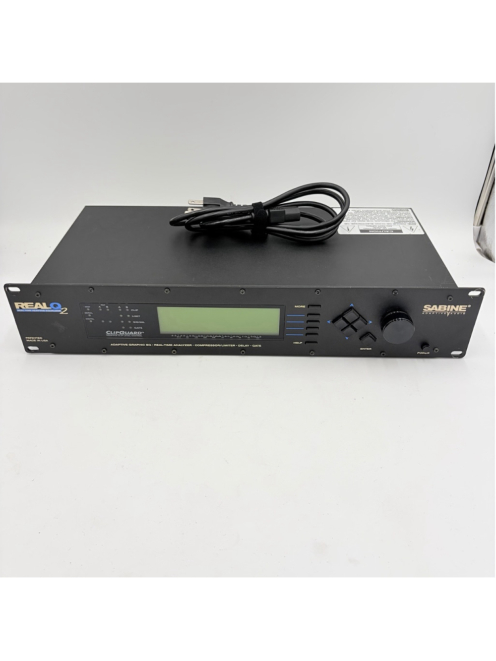 SABINE REAL-Q2 Adaptive 31-Band Equalizer RTA Rack Audio Processor